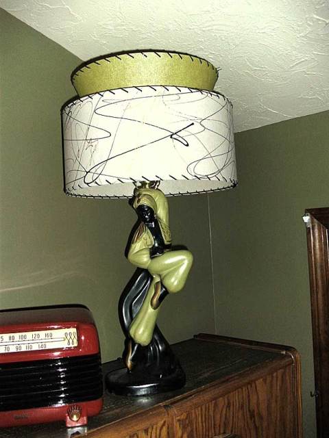 retro 1950s lamp