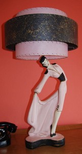 50s figurine lamp