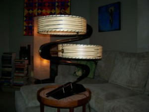 Majestic Z-lamp tambourine lampshades
