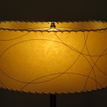 image of kidney-shaped lampshade
