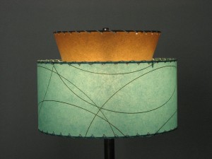 image of reproduction fiberglass lampshade