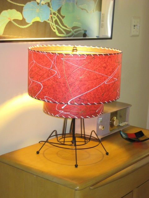 fiberglass retro lampshade