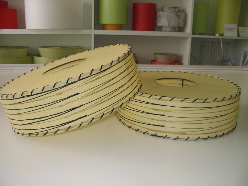 Majestic tambourine lampshades