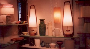 picture of pair of Danish Modern Lamps