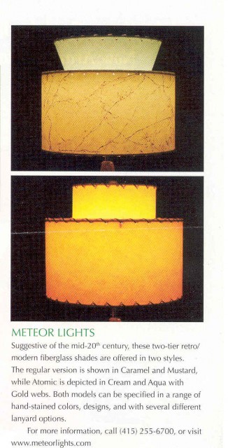 meteor lights press in home lighting magazine