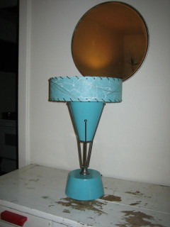 image of retro aqua light shade