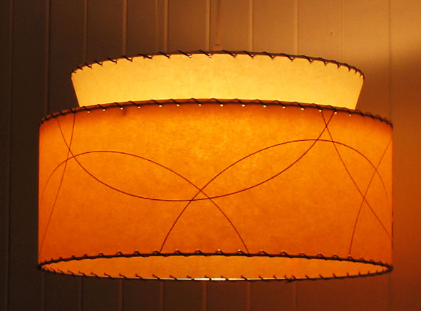 retro hanging light