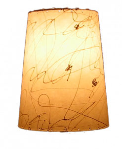 image of retro cone lampshade, hand-made by Meteor Lights