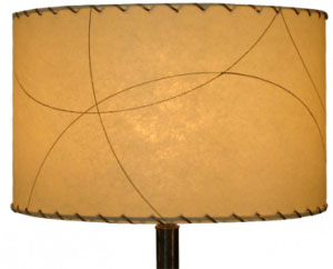 image of 15&quot dia. contemporary drum lampshade by Meteor Lights