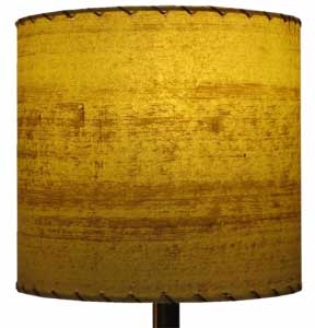 image of vintage drum lampshade, 10 inch diameter, by Meteor Lights
